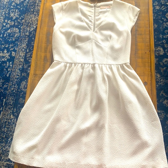 Rebecca Taylor creme silk dress, size 6 - Picture 2 of 3
